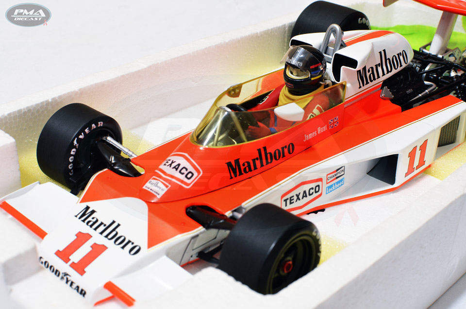 JAMES HUNT 1976 MCLAREN M23 1:18